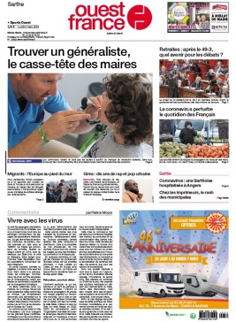 Ouest-France N°20200302 du 02 mars 2020 à télécharger sur iPad