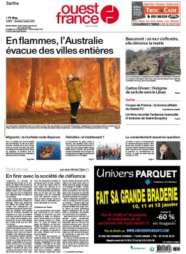 Ouest-France N°20200103 du 03 janvier 2020 à télécharger sur iPad