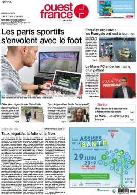 Ouest-France N°20190627 du 27 juin 2019 à télécharger sur iPad