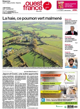 Ouest-France 08 février 2021 Ouest-France N°20210208 du 08 février 2021 à télécharger sur iPad