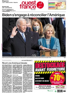 Ouest-France N°20210121 du 21 janvier 2021 à télécharger sur iPad