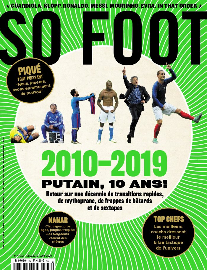 So Foot 05 décembre 2019 Abonnement SO FOOT avec le BOUQUET ePresse.fr