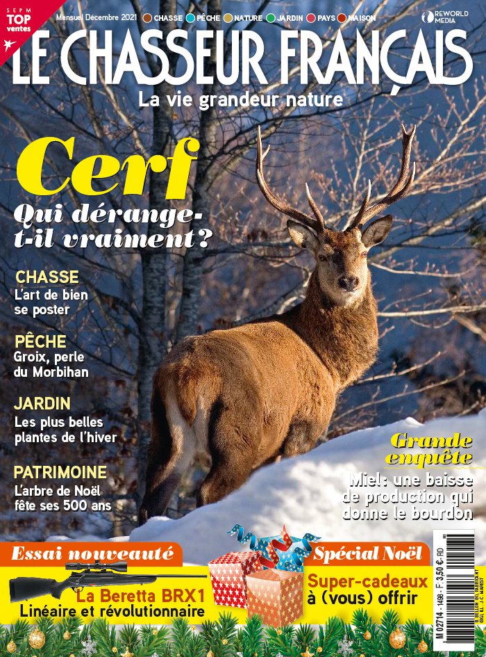 Le Chasseur Français N°1498 du 24 novembre 2021 à télécharger sur iPad