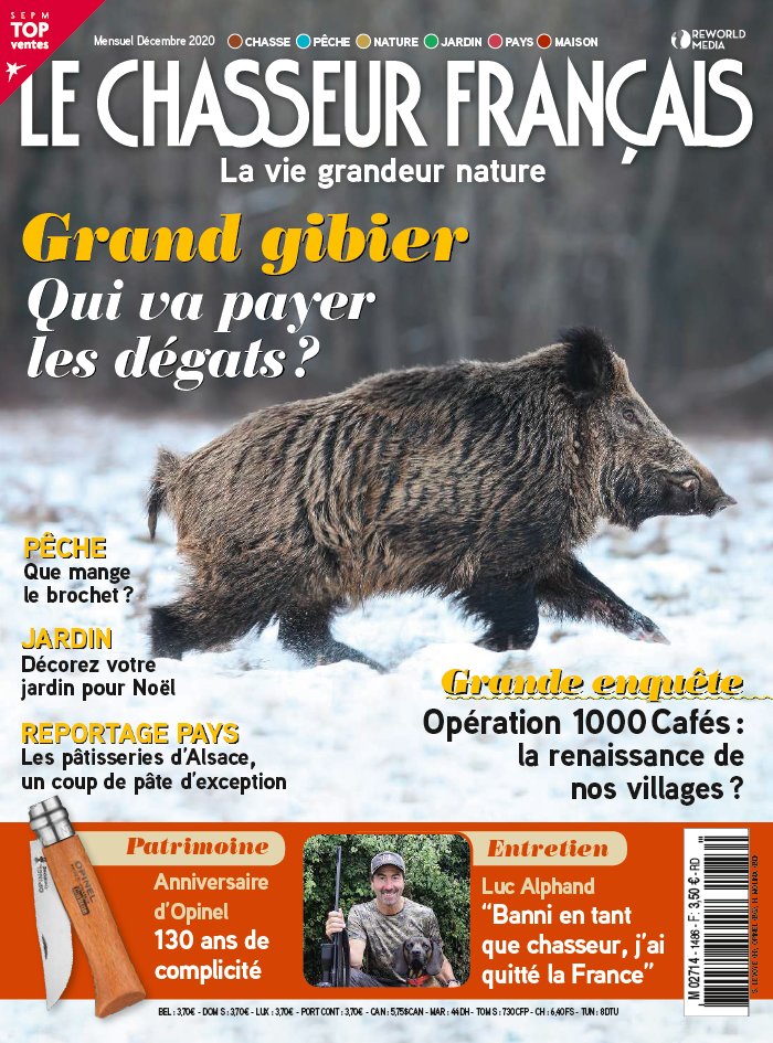 Le Chasseur Français 25 novembre 2020 Abonnement Le Chasseur français Pas Cher avec le BOUQUET ePresse.fr