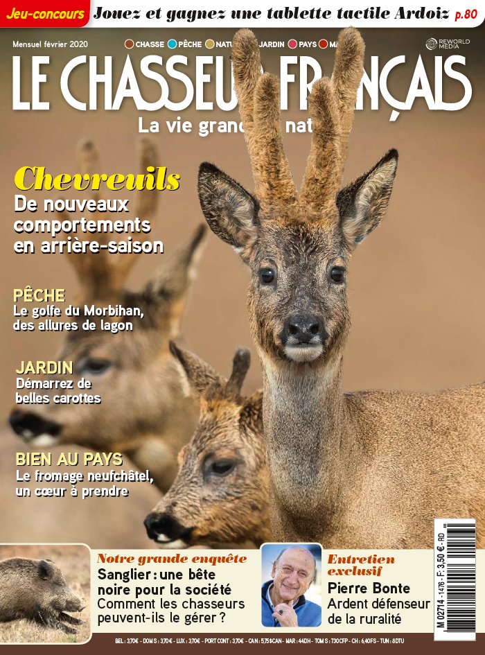 Le Chasseur Français 22 janvier 2020 Abonnement Le Chasseur français Pas Cher avec le BOUQUET ePresse.fr