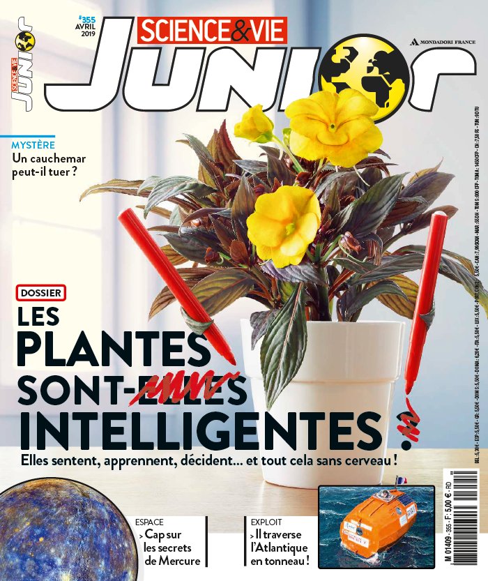 Science et Vie Junior 13 mars 2019 Science et Vie Junior N°355 du 13 mars 2019 à télécharger sur iPad