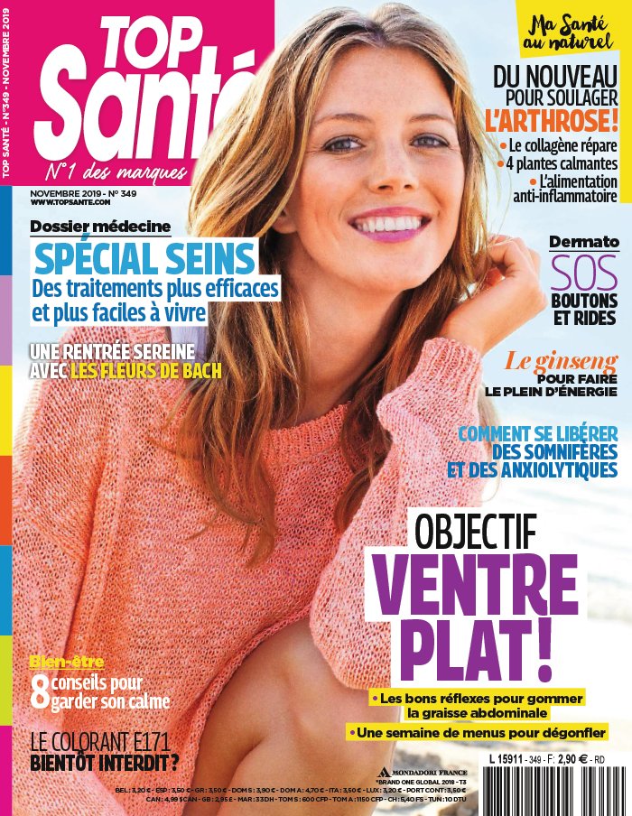 Top Santé 04 septembre 2019 Abonnement Top Santé Pas Cher avec le BOUQUET ePresse.fr