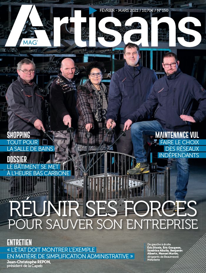 Artisans Mag' 05 février 2021 Abonnement Artisans Mag' Pas Cher avec l’OFFRE ePresse.fr