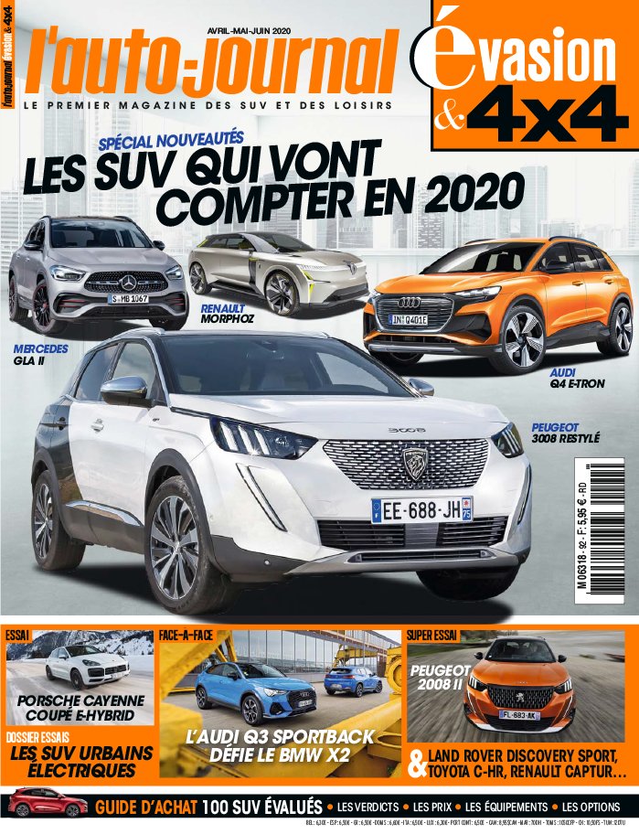 L'Auto Journal 4x4 30 mars 2020 Abonnement L'Auto Journal évasion & 4x4 avec le BOUQUET ePresse.fr