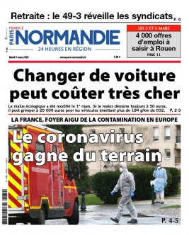Paris-Normandie 24h en région N°20200303 du 03 mars 2020 à télécharger sur iPad