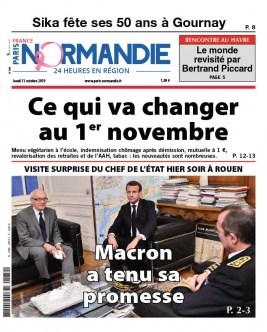 Paris-Normandie 24h en région N°20191031 du 31 octobre 2019 à télécharger sur iPad