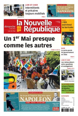 La Nouvelle République Dimanche 02 mai 2021 Abonnement La Nouvelle République Pas Cher avec BOUQUET ePresse.fr