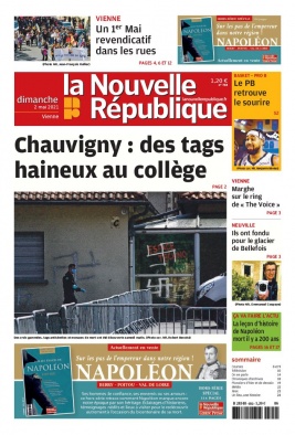 La Nouvelle République Dimanche 02 mai 2021 Abonnement La Nouvelle République Pas Cher avec BOUQUET ePresse.fr