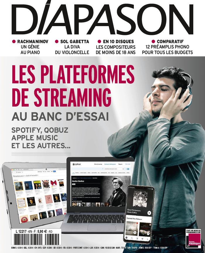 Diapason 24 avril 2019 Diapason N°679 du 24 avril 2019 à télécharger sur iPad