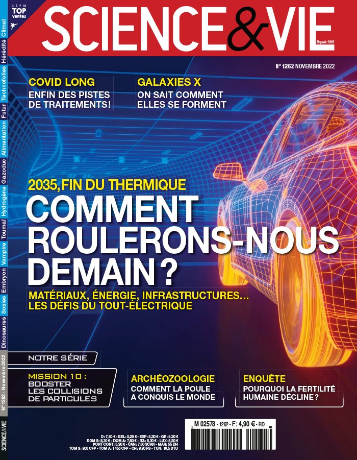 Science et Vie N°1262 du 26 octobre 2022 à télécharger sur iPad