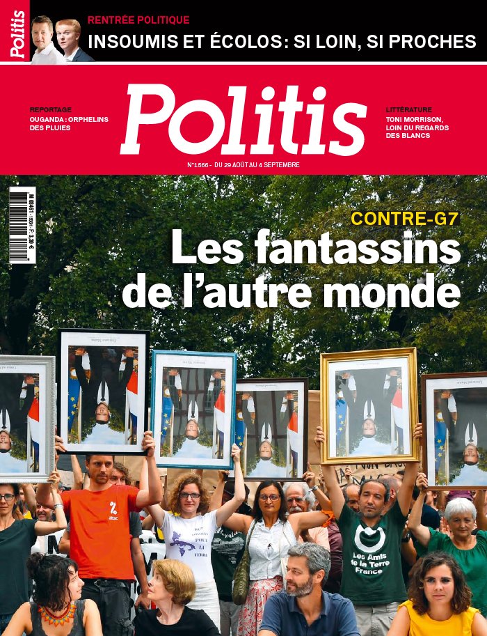 Politis 28 août 2019 Politis N°1566 du 28 août 2019 à télécharger sur iPad