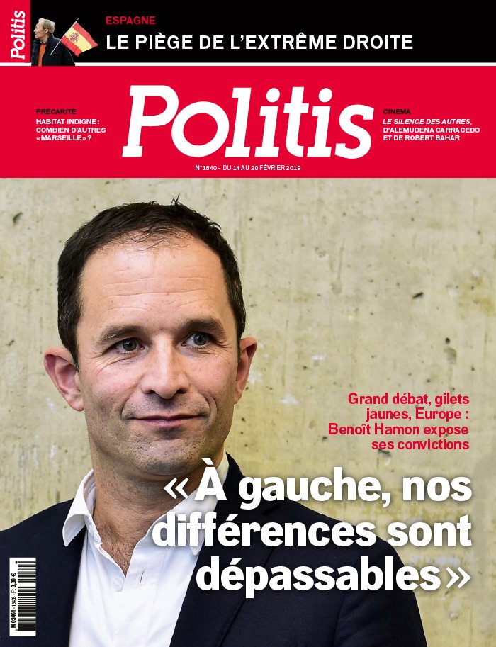 Politis 13 février 2019 Politis N°1540 du 13 février 2019 à télécharger sur iPad