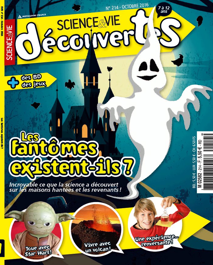 Science et Vie Découvertes N°214 du 07 septembre 2016 à télécharger sur