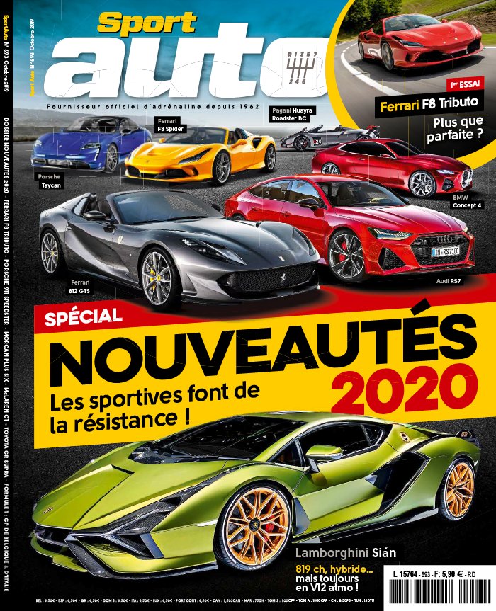 Sport Auto 27 septembre 2019 Abonnement Sport Auto Pas Cher avec le BOUQUET ePresse.fr