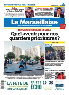 Lisez La Marseillaise - Bouches du Rhône / Var du 28 mars 2024 sur ePresse.fr