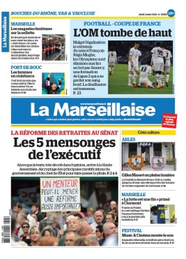 La Marseillaise N°23852 du 02 mars 2023 à télécharger sur iPad