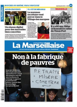 La Marseillaise N°23819 du 23 janvier 2023 à télécharger sur iPad