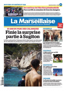 La Marseillaise N°23585 du 19 avril 2022 à télécharger sur iPad