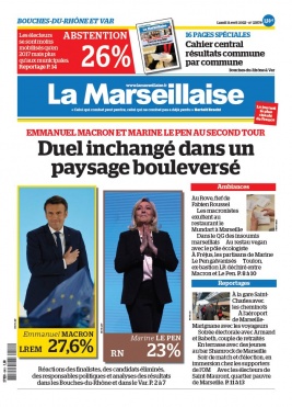 La Marseillaise N°23579 du 11 avril 2022 à télécharger sur iPad