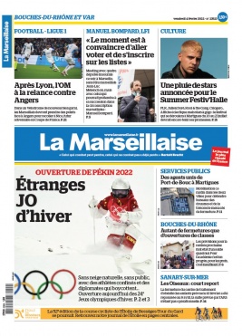 La Marseillaise N°23523 du 04 février 2022 à télécharger sur iPad