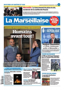 La Marseillaise N°23484 du 18 décembre 2021 à télécharger sur iPad