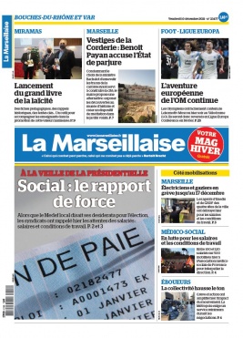 La Marseillaise N°23477 du 10 décembre 2021 à télécharger sur iPad