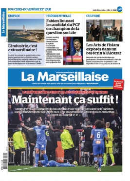 La Marseillaise N°23461 du 22 novembre 2021 à télécharger sur iPad