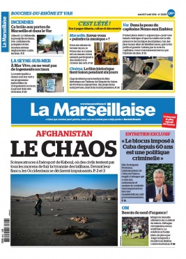 La Marseillaise N°23380 du 17 août 2021 à télécharger sur iPad