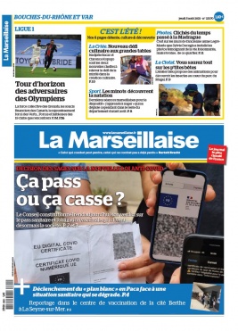La Marseillaise N°23370 du 05 août 2021 à télécharger sur iPad