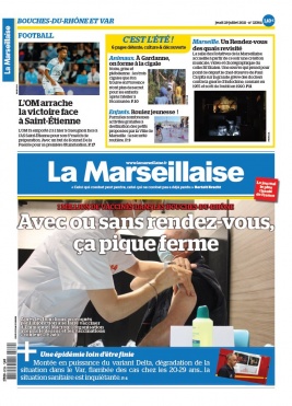 La Marseillaise N°23364 du 29 juillet 2021 à télécharger sur iPad