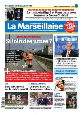 La Marseillaise N°23313 du 29 mai 2021 à télécharger sur iPad
