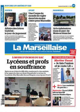La Marseillaise N°23312 du 28 mai 2021 à télécharger sur iPad