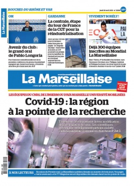 La Marseillaise N°23289 du 29 avril 2021 à télécharger sur iPad