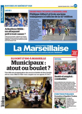 La Marseillaise N°23207 du 22 janvier 2021 à télécharger sur iPad