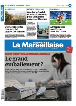 La Marseillaise N°23198 du 12 janvier 2021 à télécharger sur iPad