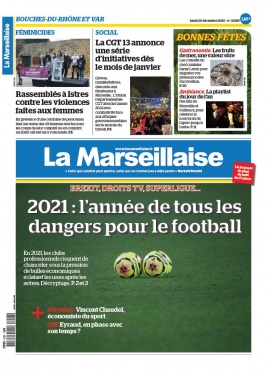 La Marseillaise N°23186 du 28 décembre 2020 à télécharger sur iPad