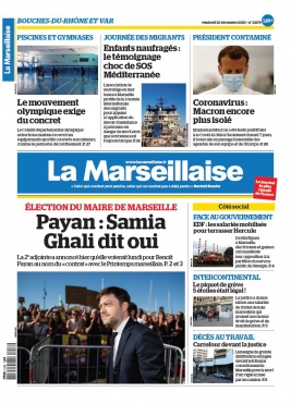 La Marseillaise N°23179 du 18 décembre 2020 à télécharger sur iPad