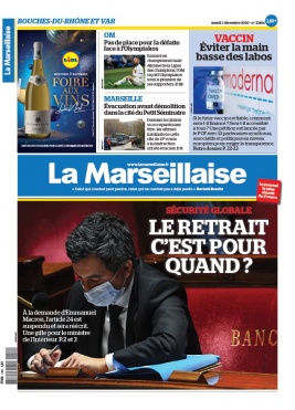La Marseillaise N°23164 du 01 décembre 2020 à télécharger sur iPad