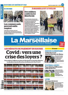 La Marseillaise N°23163 du 30 novembre 2020 à télécharger sur iPad