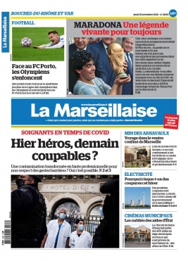 La Marseillaise N°23160 du 26 novembre 2020 à télécharger sur iPad