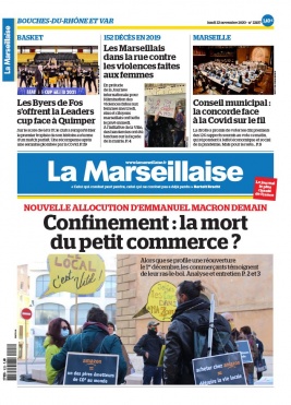 La Marseillaise N°23157 du 23 novembre 2020 à télécharger sur iPad