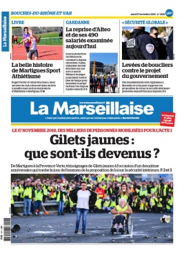 La Marseillaise N°23152 du 17 novembre 2020 à télécharger sur iPad