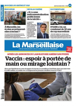 La Marseillaise N°23148 du 12 novembre 2020 à télécharger sur iPad