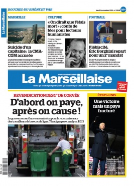 La Marseillaise N°23146 du 09 novembre 2020 à télécharger sur iPad