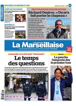 La Marseillaise N°23129 du 20 octobre 2020 à télécharger sur iPad